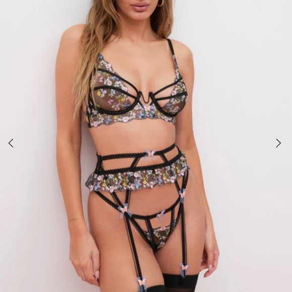 New!For Love and Lemons Elektra Underwire Bra - Picture 4 of 16